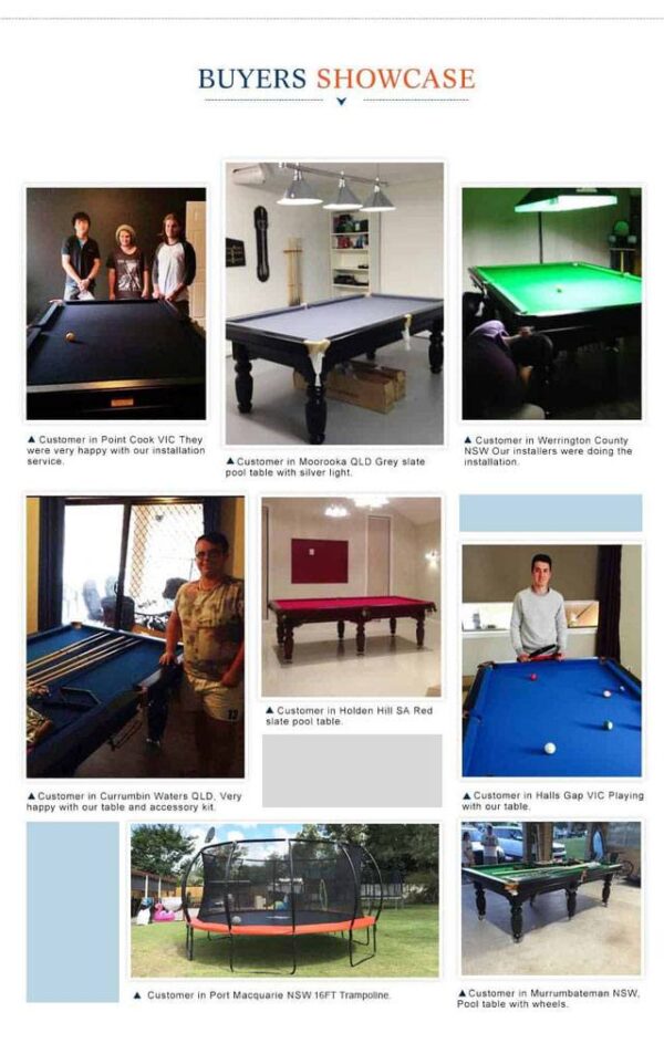 About Us High Quality Pool Tables MDF Pool Tables