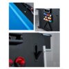 7FT 4 IN 1 Pool Table, Air Hockey, Ping-Pong, Dining Top (Blue) - Image 9