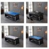 7FT 4 IN 1 Pool Table, Air Hockey, Ping-Pong, Dining Top (Blue) - Image 3