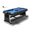 7FT 4 IN 1 Pool Table, Air Hockey, Ping-Pong, Dining Top (Blue) - Image 2