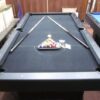 7ft Black Felt Pool Table