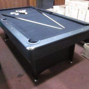 7ft Black Felt Pool Table