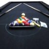 7ft Black Felt Pool Table
