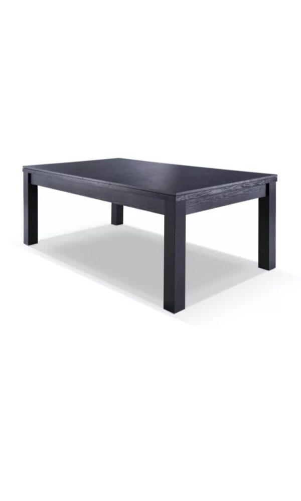 7ft Dining Pool Table Black Frame Blue Felt - Image 4
