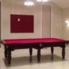 9FT Slate Pool Table Red Felt With Free Accessories - Image 2