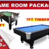 5ft Soccer + 7FT Pool Table