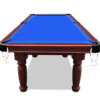 8ft Pool Table Blue Felt