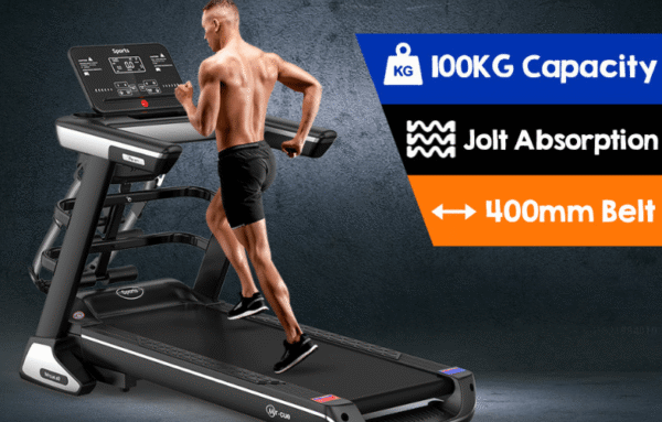 JMQ A9 Electric Treadmill Multi-functional Fitness Machine Home Gym - Image 14