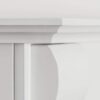 White 2000w Electric Fireplace Wood Mantel Wood Logs (Ascot) - Image 7