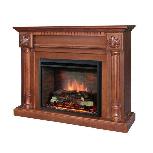 ELECTRIC FIREPLACE WOOD MANTEL SUITE