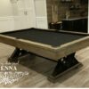 8FT Slate Pool Table With Dining Top Vienna - Image 2