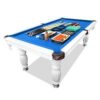 8ft Slate Billiards Table Blue Felt
