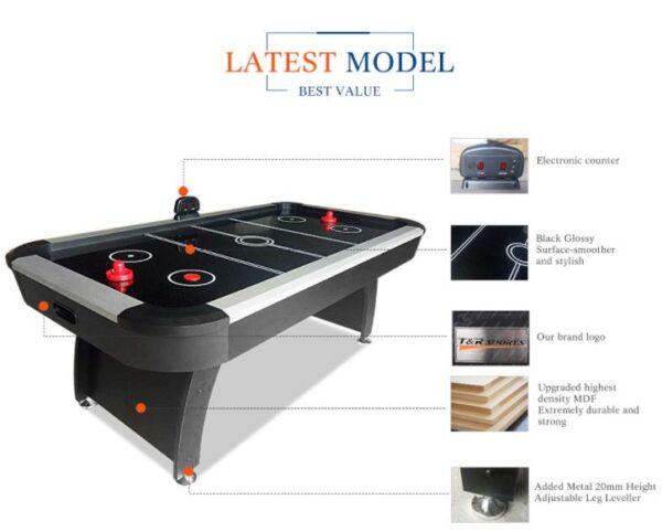 7FT Air Hockey Table with Score Counter for Game Room - Image 3