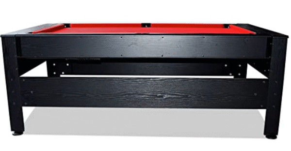MACE 7FT 2 IN 1 Convertible Air Hockey Pool Table (Blue/Red) - Image 7