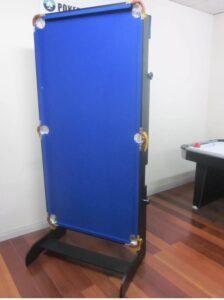 6ft Foldable Pool Table Blue Felt