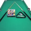 6ft Foldable Pool Table Green Felt
