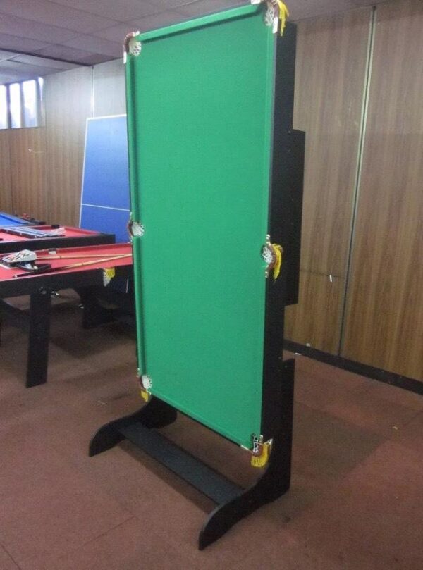 6ft Foldable Pool Table Green Felt