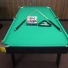 6ft Foldable Pool Table Green Felt