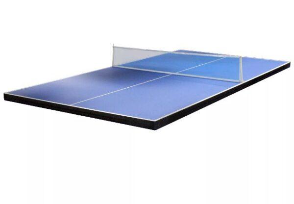 All In One! 7FT LED Pool Table, Air Hockey & Ping Pong Top! (Red Felt)
