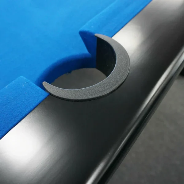 QUESLA 7FT Slate Pool Dining Table – Black Frame + Accessories Blue / Green / Black - Image 8