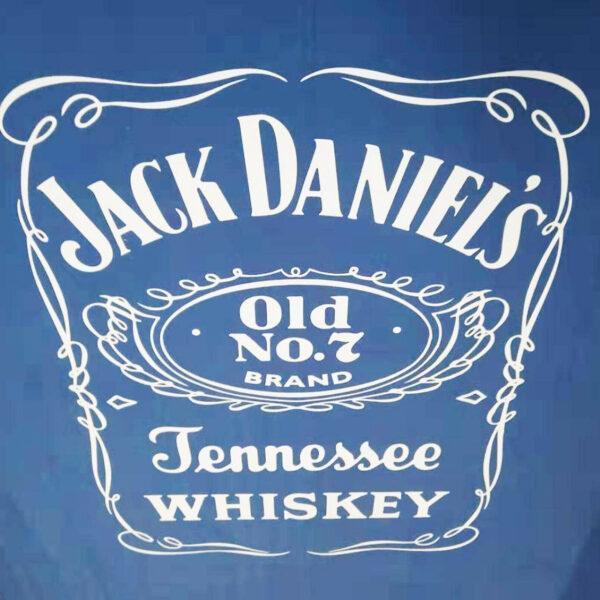 JD Logo Blue Felt Pool Table
