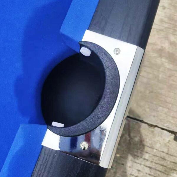 JD Logo Blue Felt Pool Table