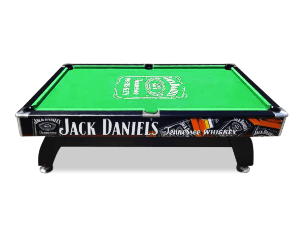 JD Logo Green Felt Pool Table