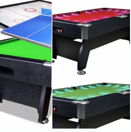 All In One 7FT LED Pool Table