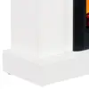Whitmore White Mantel Electric Fireplace Suite - Image 8