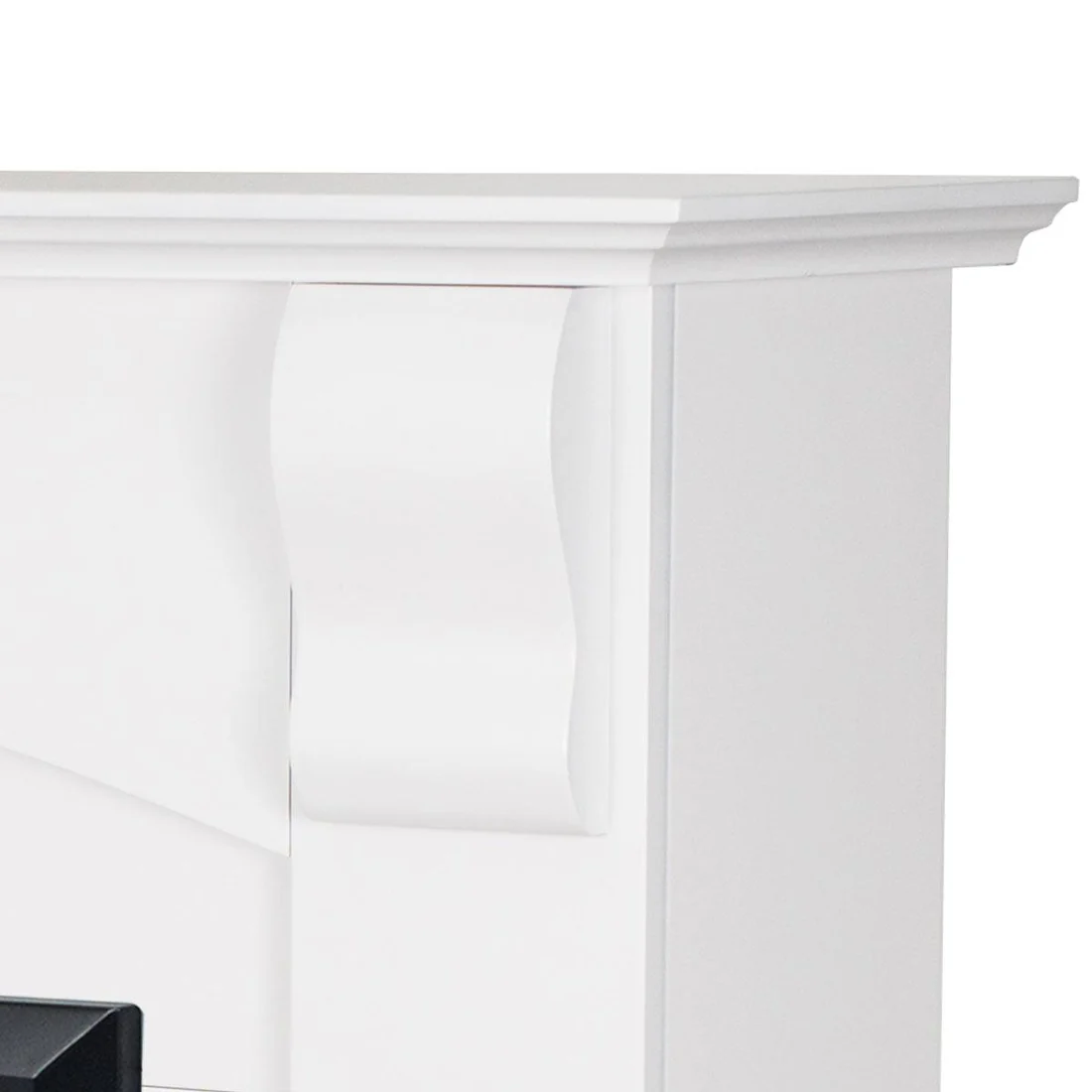 Whitmore White Mantel Electric Fireplace Suite 6 Whitmore White Mantel Electric Fireplace Suite - Image 6