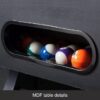 MODERN DESIGN! 7ft MDF Pool Table-Black Frame/Blue Felt - Image 4