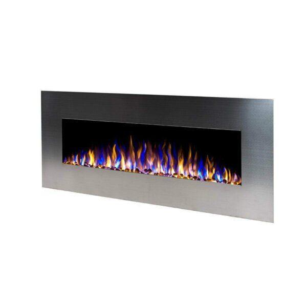 1500W 50" Recessed Wall Mounted Electric Fireplace Flame Effect - Image 7