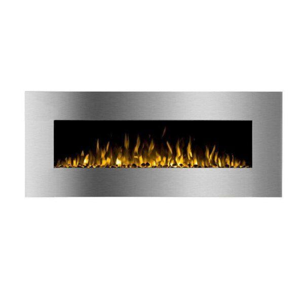 1500W 50" Recessed Wall Mounted Electric Fireplace Flame Effect - Image 8