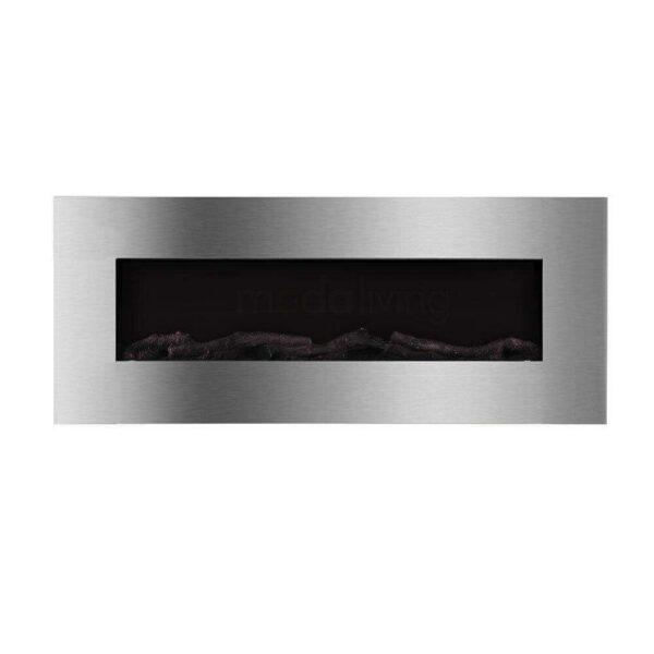 1500W 50" Recessed Wall Mounted Electric Fireplace Flame Effect - Image 9