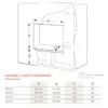 Primo 2000W 33 Inch Electric Fireplace Insert with 3D Flame Effect & Crackling Sound - Image 9