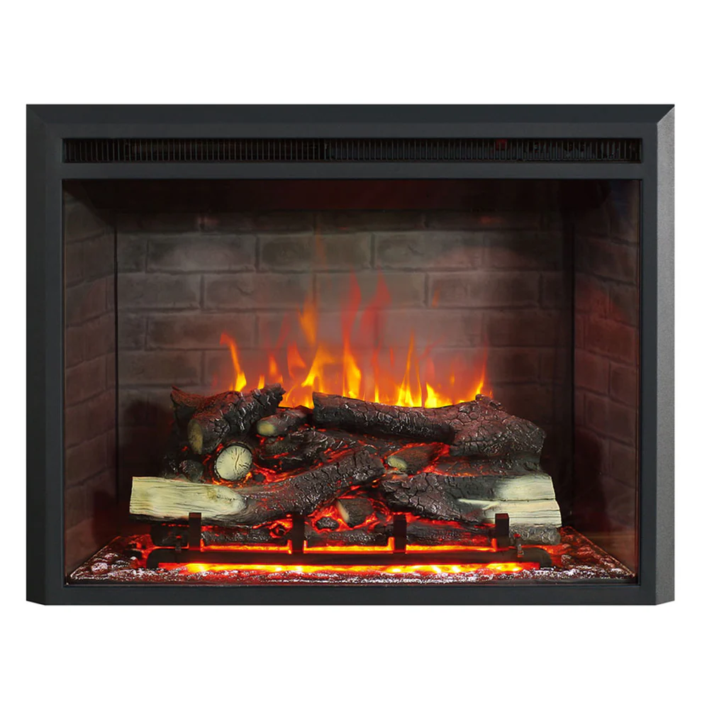 Primo 2000W 33 Inch Electric Fireplace Insert with 3D Flame Effect & Crackling Sound 3 Primo 2000W 33 Inch Electric Fireplace Insert with 3D Flame Effect & Crackling Sound - Image 3