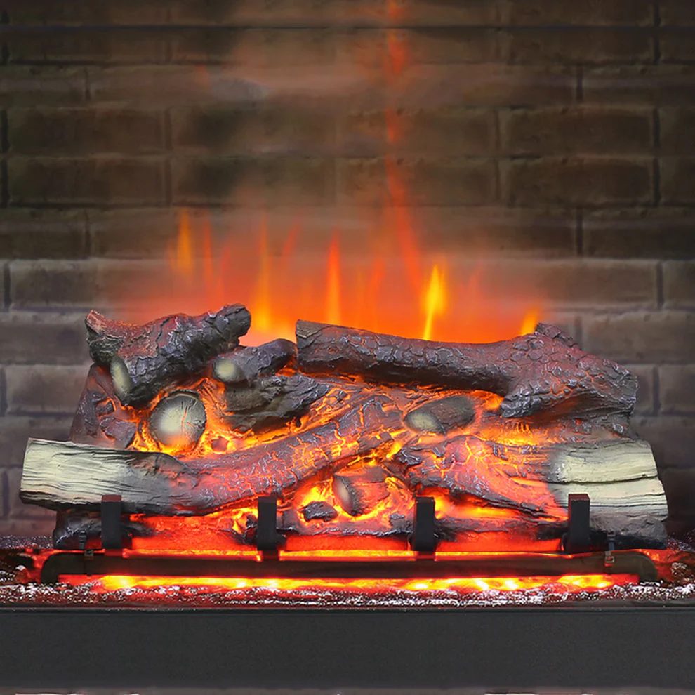 Primo 2000W 33 Inch Electric Fireplace Insert with 3D Flame Effect & Crackling Sound 2 Primo 2000W 33 Inch Electric Fireplace Insert with 3D Flame Effect & Crackling Sound - Image 2