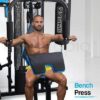 PROFLEX Home Gym Resistance/Fitness Station (Blue/Black) - Image 5