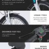 VALK Folding Electric Bike Foldable Fold Up eBike Bicycle 20 - Image 11