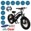 Electric Mountain Bike Ebike Samsung Shimano Black Throttle Budtrol
