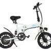 36V 16" Electric Bike City Foldable Ebike e-bike 6Ah Throttle White - Image 2