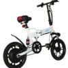 36V 16" Electric Bike City Foldable Ebike e-bike 6Ah Throttle White - Image 3