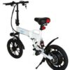 36V 16" Electric Bike City Foldable Ebike e-bike 6Ah Throttle White - Image 5
