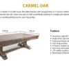 Carmel Slate Dining Pool Table