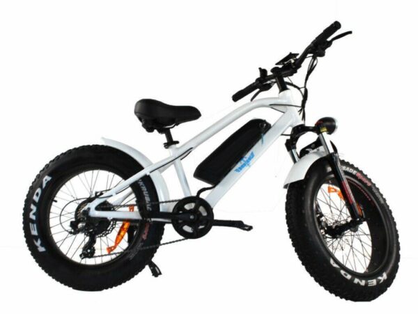 20" Alloy Electric Mountain Bike Ebike Samsung Shimano White Throttle - Image 4