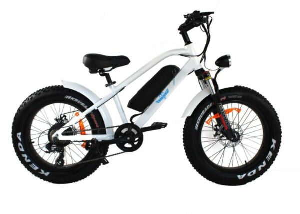 20" Alloy Electric Mountain Bike Ebike Samsung Shimano White Throttle - Image 7