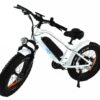 20" Alloy Electric Mountain Bike Ebike Samsung Shimano White Throttle - Image 2