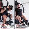 PROFLEX Home Gym Exercise Machine (Red/Black) - Image 4
