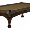 8FT Brunswick Allenton Pool Table Espresso Stain Ball & Claw Leg - Image 4