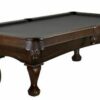 8FT Brunswick Allenton Pool Table Espresso Stain Ball & Claw Leg - Image 7